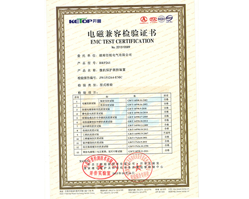 BRP261电磁兼容性试验报告